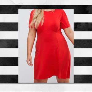 ASOS Red Tea Dress